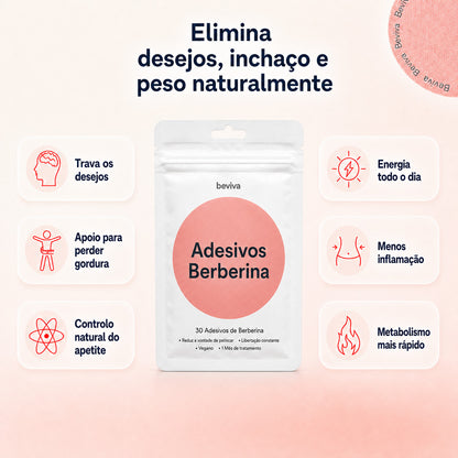 Adesivos de Berberina / Sem Agulhas, Sem Comprimidos, Sem Desculpas
