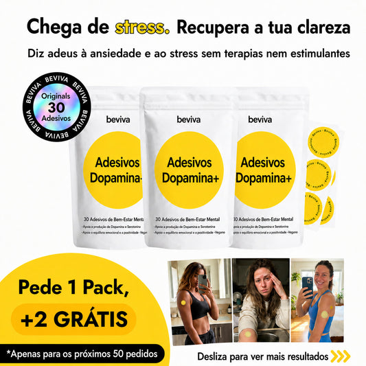 Adesivos Dopamina+ (1 + 2 GRÁTIS)